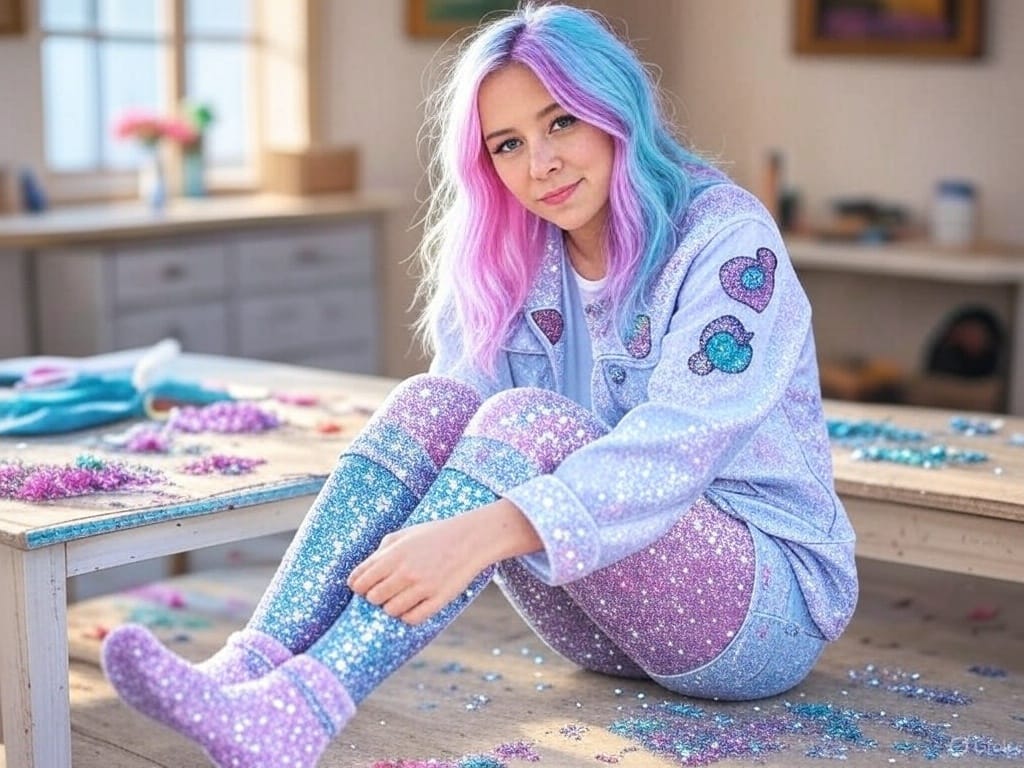 Chaussettes à paillette : crée ton look kawaii avec une touche de DIY ! !