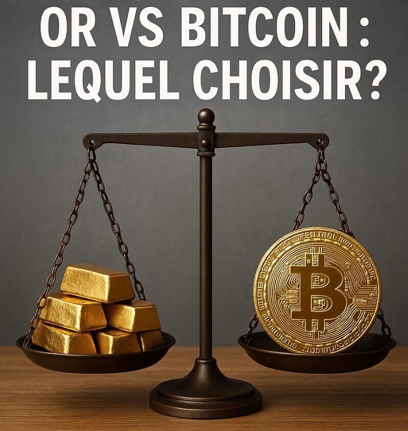 Or vs Bitcoin : lequel choisir ?