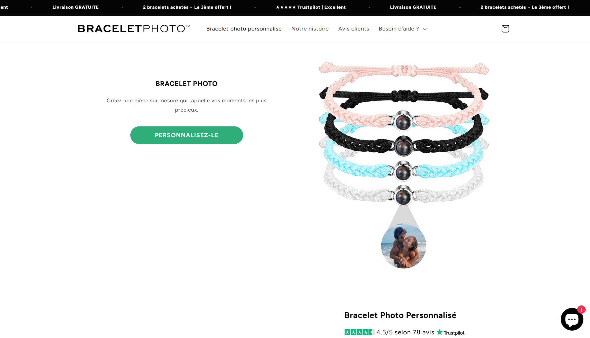 BraceletPhoto : Tout savoir sur leur nouveau site